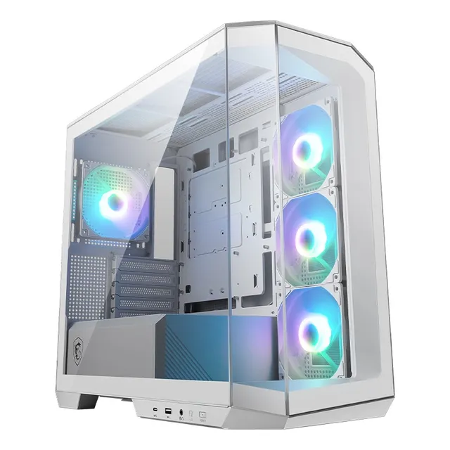 Gabinete Msi Mag Pano M100r Pz Vent Argb Micro-tower Blanco