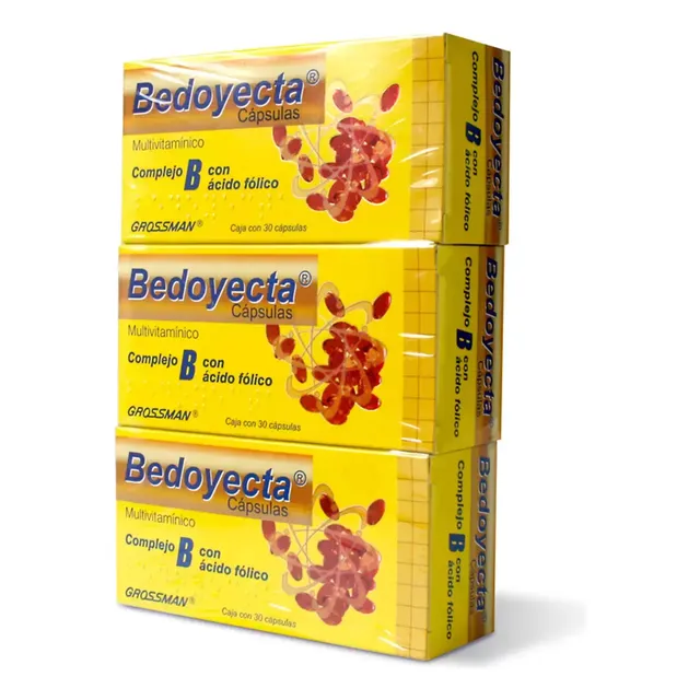 Bedoyecta Paquete Con 3 Cajas De 30 Cápsulas C/u