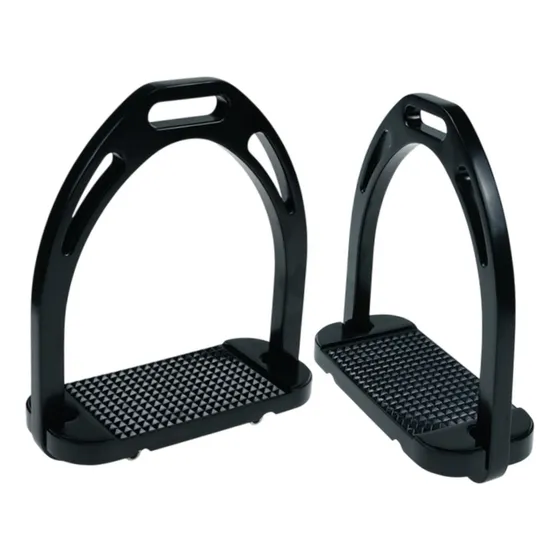 2 Piezas De Estribos De Aleación De Aluminio De Negro