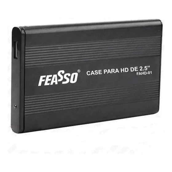 Case Gaveta P/ Hd 2,5 Notebook Sata Usb 2.0 Feasso Fahd-01