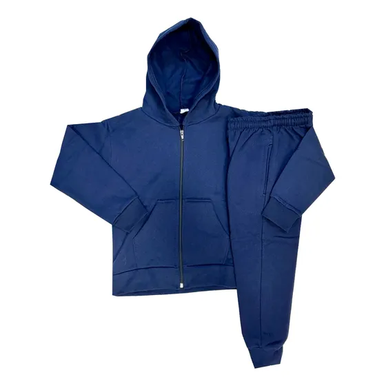 Conjunto Jogging Colegial C/ Campera Escolar Algodón T4 A 18