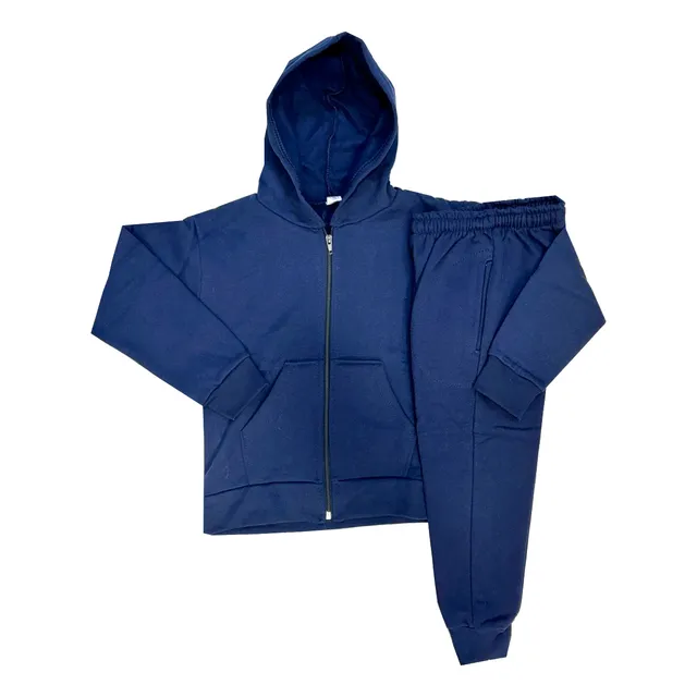 Conjunto Jogging Colegial C/ Campera Escolar Algodón T4 A 18