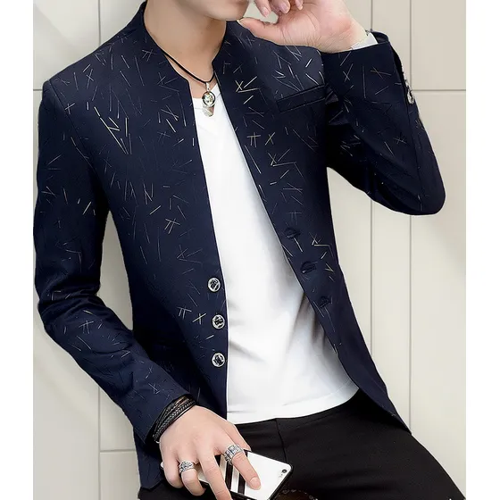 I Blazer Suit Jackets Slim Fit Estilo Coreano Para