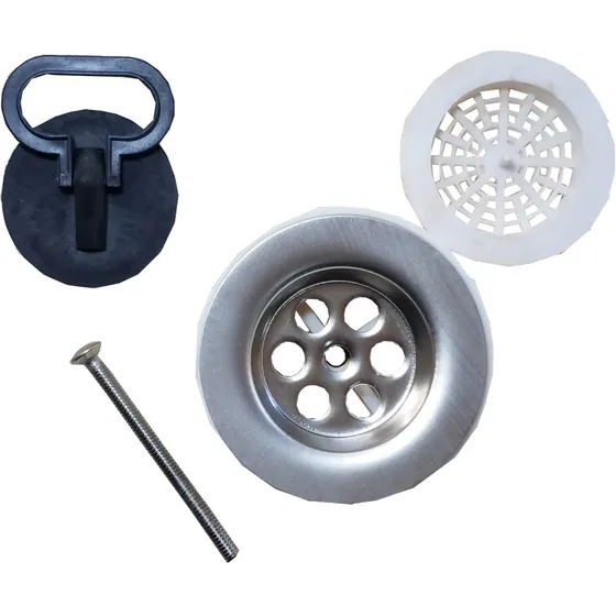 Válvula Pileta De Cocina De Acero Inoxidable Diámetro 7cm