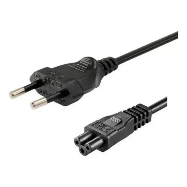 Cable Fuente Poder Tipo Trebol Pc Cargador 1.5 Mts Cables