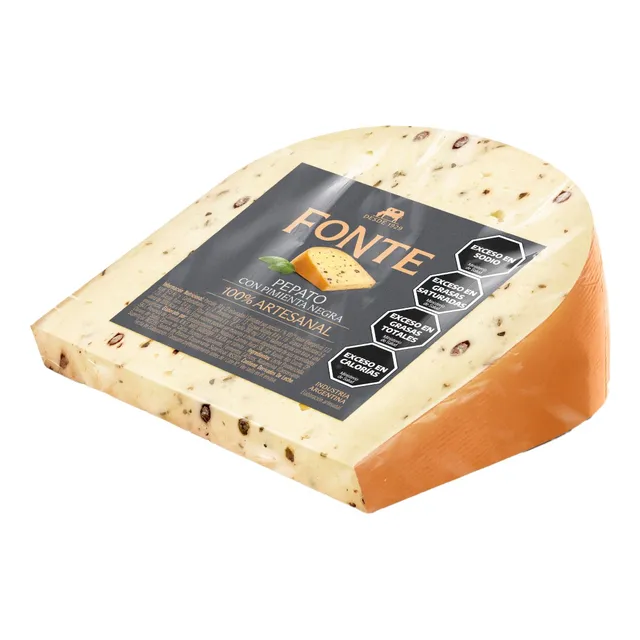 Queso Pepato De Quesos Fonte Cuña 250 Grs Aprox