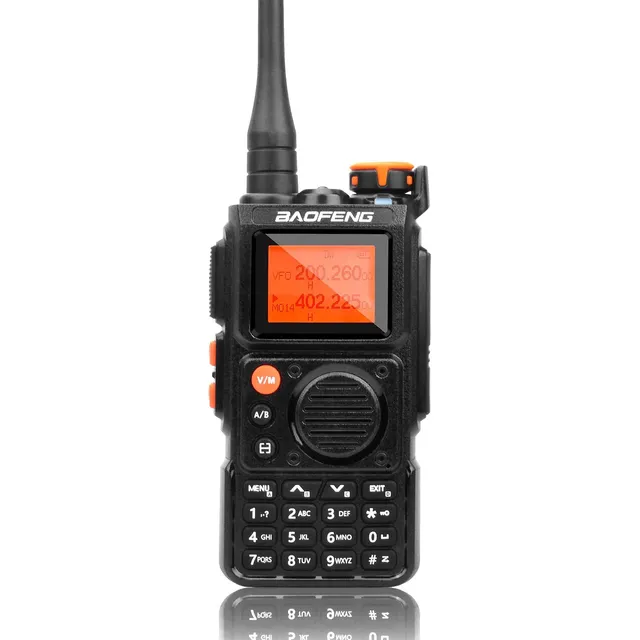 Radio Walkie Talkie Baofeng K6 Freq Copy Usb-c Aerea Uhf Vhf