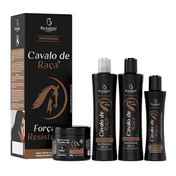 Kit Capilar Profissional Cavalo De Raça Bio Instinto