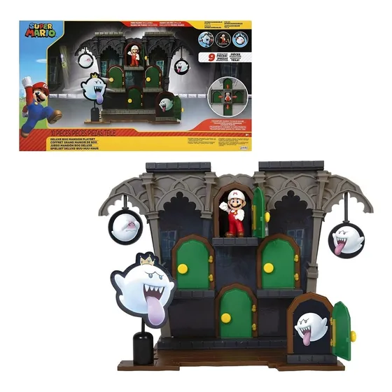 Super Mario Playset Figura Mansión Boo Deluxe Original