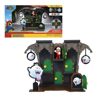 Super Mario Playset Figura Mansión Boo Deluxe Original Super Mario Playset Figura Mansión Boo Deluxe Original