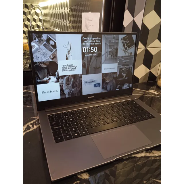 Laptop Huawei Matebook D14 Core I3 8gb + 256gb Ssd Gris