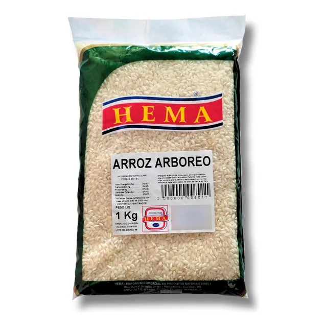 Arroz Arborio Premium - Hema - 1 Kg