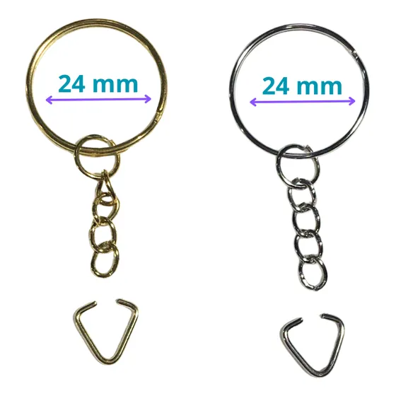 Promo Aro Llavero Acero 24mm Pack 200 Unid.