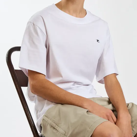 Polera Mc Break Blanco Infantil Rip Curl