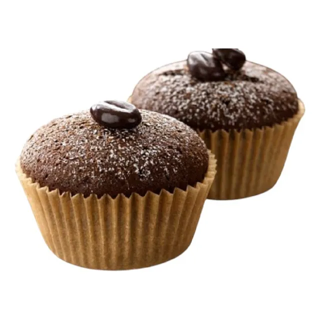 Pirotines Para Cupcakes Muffins Marron Claro X 100. Lv