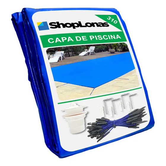 Capa Para Piscina 8.5x3.5m 300 Micras Slf