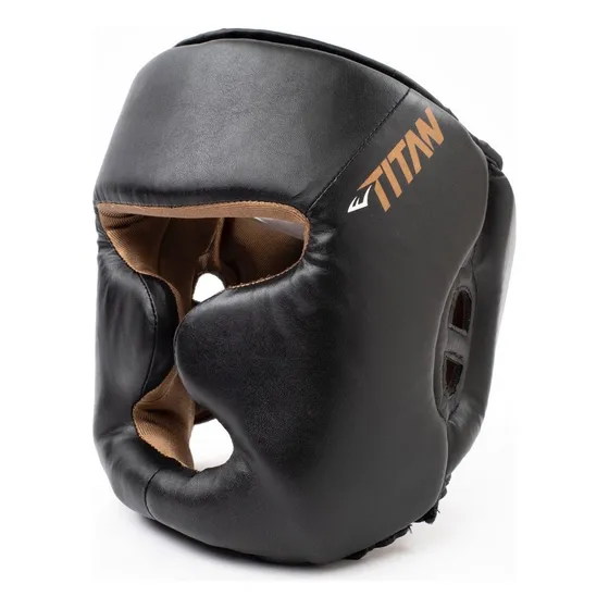 Cabezal De Boxeo Everlast Titan Pómulo Mentón Box Negro Único