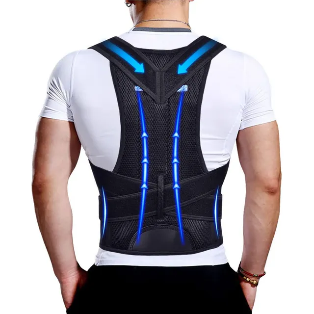 Corrector Postural Faja Lumbar Espalda Trabajo Ajustable
