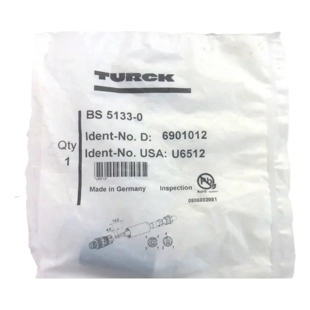 Conector Turck Bs 5133-0