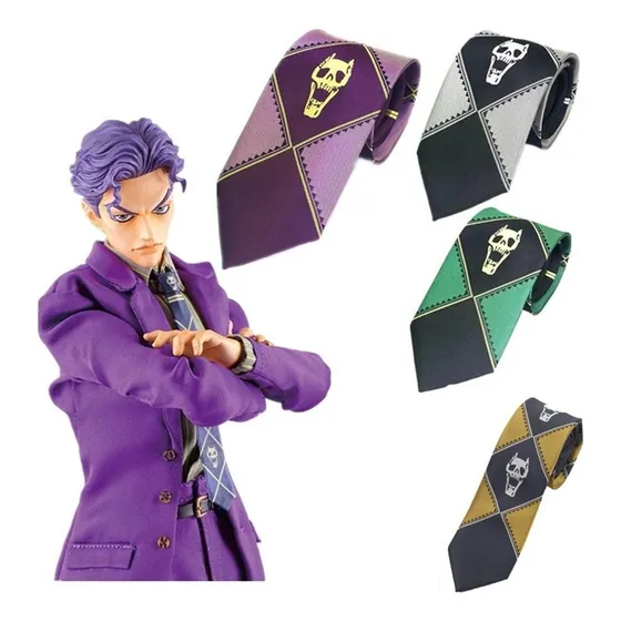 Yi Anime Jojo's Bizarre Adventure Kira Yoshikage Cos Tie Jk