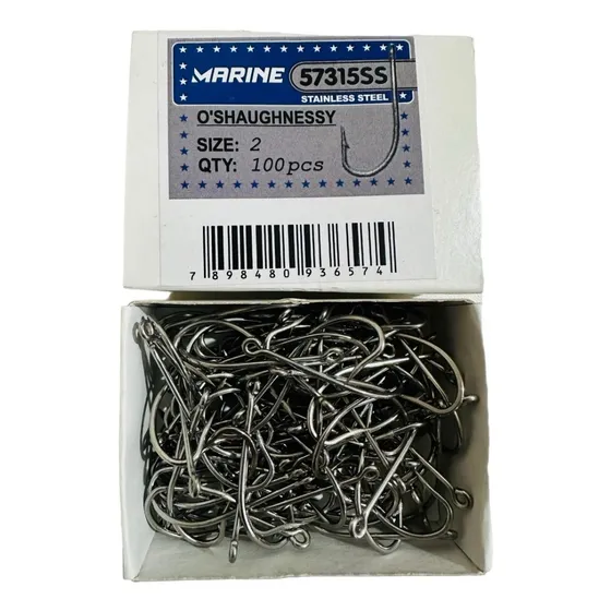 Anzol Inox 57315ss N 2 Ideal Pesca Salgada Não Enferruja
