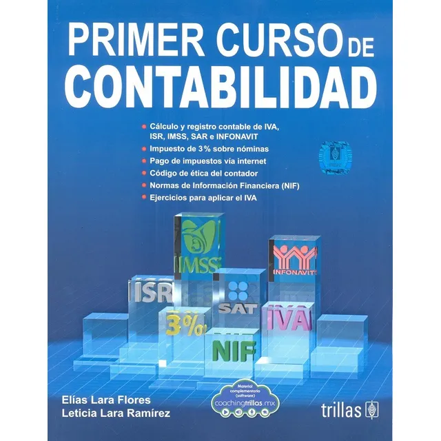 Primer Curso De Contabilidad Elías Lara Edición Actu Trillas
