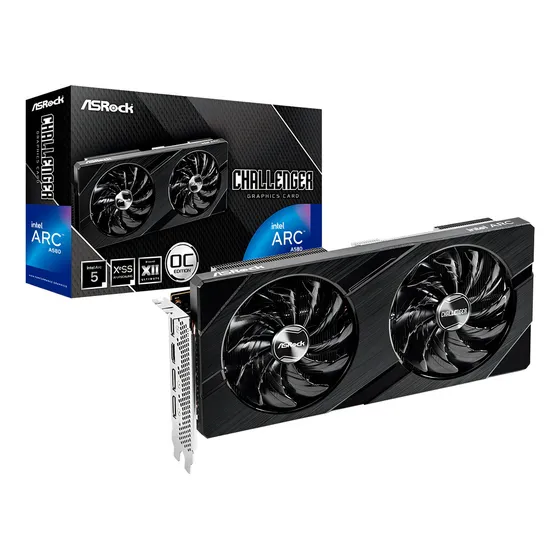 ASRock ARC A580 placa de video intel challenger OC 8gb GDDR6