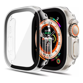 Funda Protector Con Templado Para Apple Watch 49mm Ultra Funda Protector Con Templado Para Apple Watch 49mm Ultra