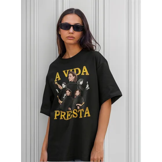 Camiseta Fernanda Atriz Torres Oscar A Vida Presta Indicação
