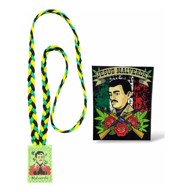 Escapulario De Jesús Malverde + Imagen C/ Oración
