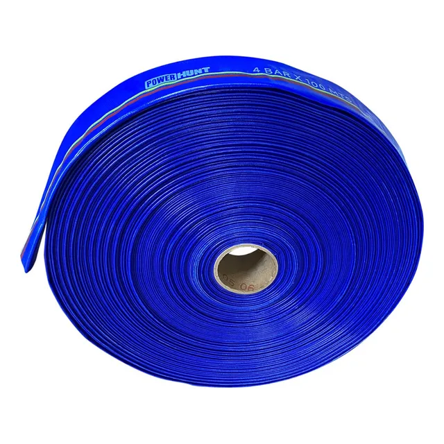 Manguera de agua plana 2 pulgadas lona Power Hunt 50 Mts. 4 bar | 58 psi con 3 capaz