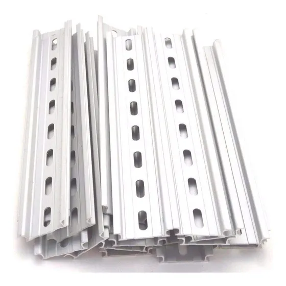 Pieza Aluminio Ranurado Riel Din Rohs Largo Ancho Alto