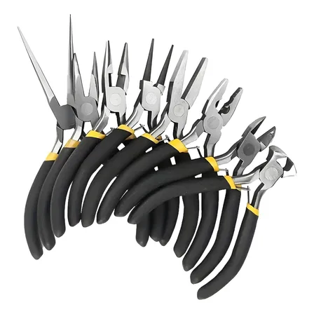 Kit 8 Alicates Anti Estática Eletrônica Bijuteria Artes Diy