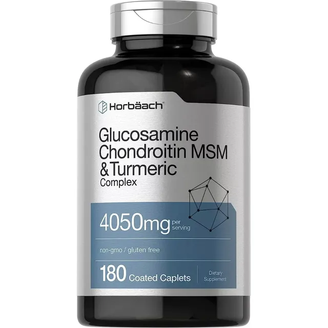 Glucosamina Condroitina Msm Curcuma 4050 Mg Horbaach