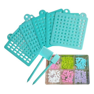 Kit De 6 Stencil Para Hacer Sprinkles Comestibles + Palitas Kit De 6 Stencil Para Hacer Sprinkles Comestibles + Palitas