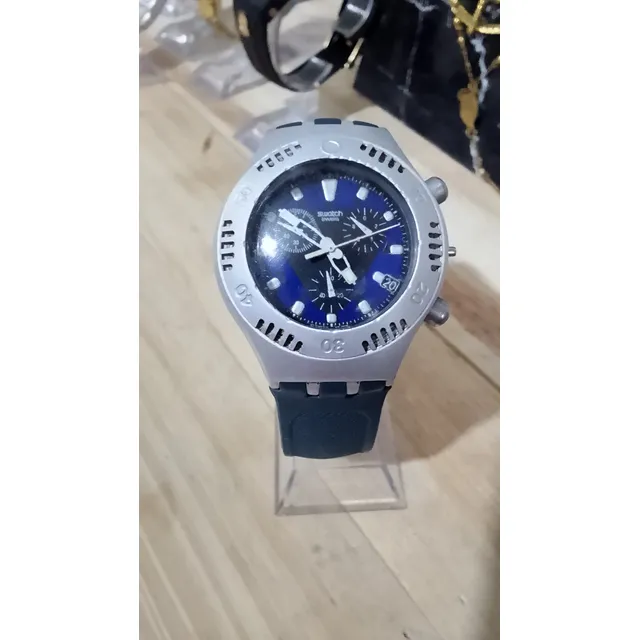 Reloj Swatch Aironi Cronografo Usado  En Funcionamiento