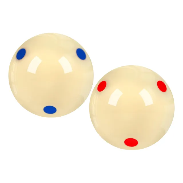 Bola Meooeck Blanca Con Puntos Para Pool Y Billar