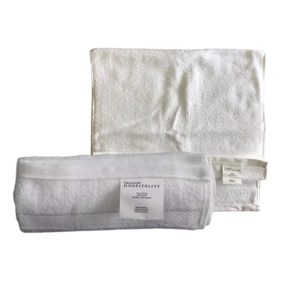 Toalla Facial Blanca 33x33cm Grandeur Hospitality