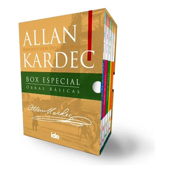 Box Especial Obras Básicas: 14x21 de Allan Kardec editorial Instituto de Difusão Espírita tapa mole en português 2021