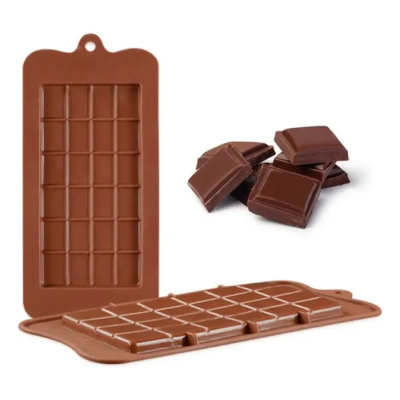 Molde Silicón Maxi Tableta De Chocolate Resposteria