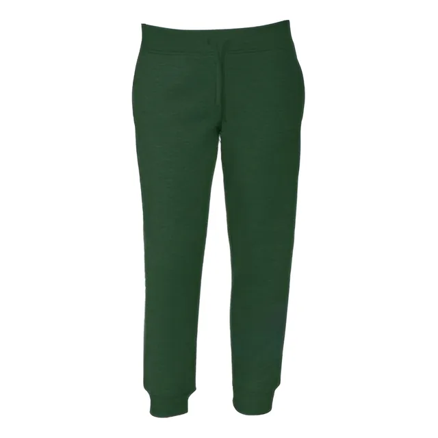 Pantalón Deportivo Felpa Con Puño Unisex Algodón Abrigado