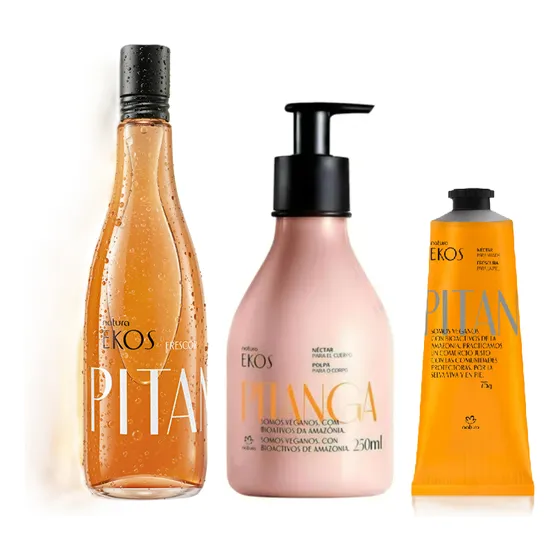 Kit X3 Ekos Pitanga Natura Perfume Crema