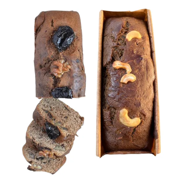 Budín 100% Integral, Sin Azucar, Con Miel De Caña, Vegano