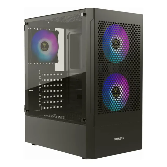 Zeus Gamdias Rgb Gaming Atx Mid Tower Funda Para Computadora
