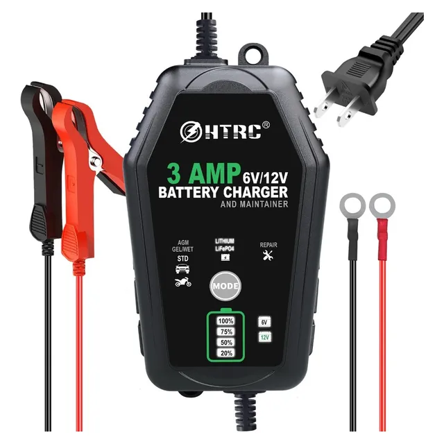 Cargador Para Bateria Carro Moto Lancha Nuevo