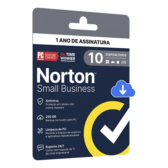 Norton Small Business 250gb 10 Dispositivos 12 Meses