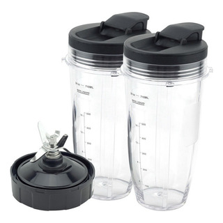 Para Ninja, 2 Vasos De 24 Oz Con Tapa Para Llevar, Hoja De 7 Para Ninja, 2 Vasos De 24 Oz Con Tapa Para Llevar, Hoja De 7