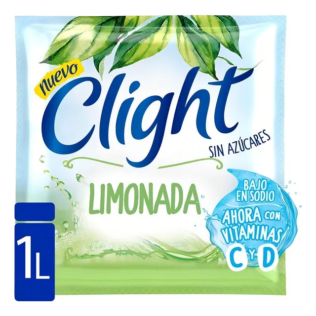 Jugo Limonada 8 Gr Clight Jugos En Polvo