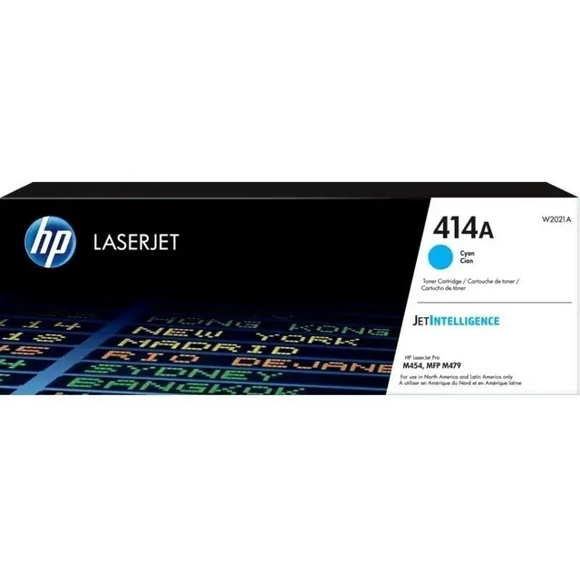 Cartucho de toner HP LaserJet W2021A color cian