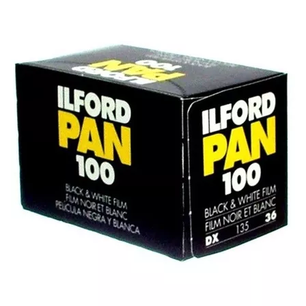 Rollo Ilford Pan Iso 100 36 Exp Película Blanco Y Negro